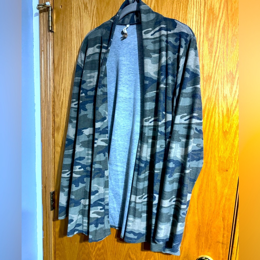 New no tag camo blazer jacket 3x